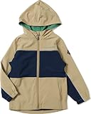 [クリフメイヤー] ストレッチ アクティブ マウンテンパーカー 撥水 防汚 ストレッチ 伸縮性 ジップアップ 上着 羽織 アウター キッズ ジュニア 子供服 男女兼用 160 ベージュ