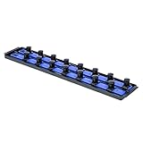 Ernst 8459 Socket Boss 2 Rail Universal Twist Lock Socket Tray with 3/4-Inch Drive, Blue [並行輸入品]