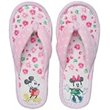 MARUSHIN ミッキー＆ミニー「フローラルドット」 ルームサンダル M2335002000
