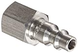 Eaton Hansen LL11 Stainless Steel 1000/400/500 Series, Industrial Interchange, Coupler Plug, 1/4 Bod