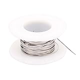 uxcell ニクロム線 ヒーター線 15M 0.1x0.5mmヒーターエレメント用 ニクロム フラット