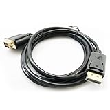 DisplayPort→VGA変換ケーブル 1.8m dp→vga DP オス VGA メス DP to VGA 変換アダプター ディスプレイポート (av-dp-vga1.8)