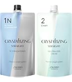 Amazon.co.jp: 資生堂 クリスタライジングストレート α H 1液 ＆ 2液