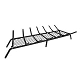 Pleasant Hearth – 1 / 2 "ソリッドスチール暖炉Grates With Ember Retainer 36-Inch ブラック BG5-367EM