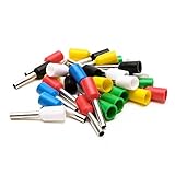 SuYEp Insulatedコードエンドワイヤ製フェルール端子1.0 MM ² 18 AWG e1008 ブラック VE