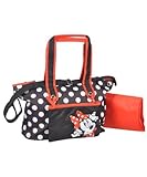 Minnie Mouse "Bow Adjustment" Large Diaper Bag - black, one size by Disney [並行輸入品]