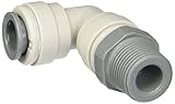 John Guest PI091203S Swivel Elbow, 3/8 OD x 3/8 BSPT (Pack of 10) by John Guest