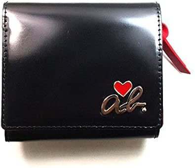 Amazon アニエスベー Agnes B Abハート 3つ折り財布 ブラック Agnes B アニエスベー 財布
