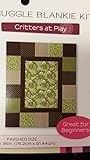 Creative Cuts Critters At Play Snuggle Blankie Kit, Brown by creative cuts