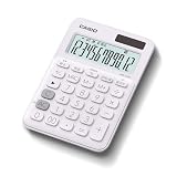 カシオ カラフル電卓 ホワイト 12桁 ミニジャストタイプ MW-C20C-WE-N