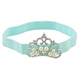 Hairband – TOOGOO ( R ) 1pcベビー子供乳児幼児ガールズプリンセスクラウンパールカチューシャヘッドバンドヘアバンドスカイブルー
