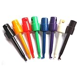 YOKEL 電気試験フック マルチメータ部品カラフルな電気テストフッククリップグラバー 8個入り