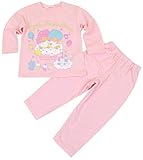 キキララ パジャマ スウェットパジャマ サンリオ パジャマ リトルツインスターズ キキ&ララ fo-pspj04 110cm ピンク