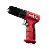 AIRCAT 4338 3/8-Inch Red Composite Reversible Power Drill With Jacobs Chuck [並行輸入品]