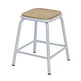 快適ホームズ スツール オッティー ホワイト MN-005 WH