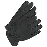 Bob Dale 20-1-368-XL Premium Black Grain Leather Deerskin Driver Glove with Keystone Thumb, X-Large,