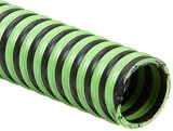 Continental ContiTech Thermoplastic Rubber Water Suction/Discharge Hose, 29inHg Vacuum Rating, 50psi