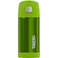 子ども用水筒 サーモス ステンレス水筒 ストロー 350ml ライム th-f4016lm6 [並行輸入品]