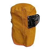 P Prettyia 溶接用　ヘルメット　マスク　フルカバー　二層レンズ　強光遮断　保護具　火傷防止　