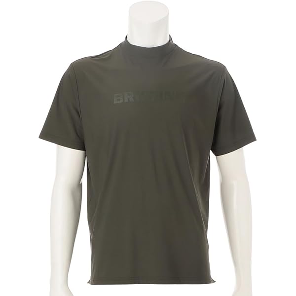 Amazon.co.jp: [ブリーフィング] モックネック ゴルフ 半袖