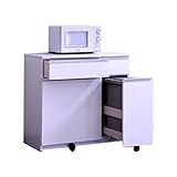 ダストボックス ゴミ箱入れ キッチンカウンター 3分別 幅98 フルスライドオープンレール付き 45Lペール付き 国産 完成品 (ホワイト) [並行輸入品]