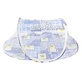 Tinksky折りたたみ式ベビーベッド蚊帳インスタント旅行テントベビーベッドPlaypen (オレンジ) AA110629XJ3YY5007