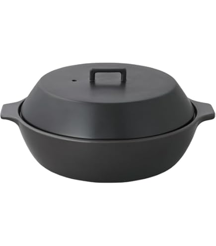 Amazon | たち吉 白とくさ セラミック土鍋 直火 IH対応 22cm 日本製