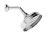 Isenberg M1010ACP Universal Fixtures 7' Brass Shower Head With Arm, M1010A, Polished Chrome [並行輸入品]