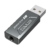 USB A to 3.5mm オーディオ変換アダプター Hi-Res 384kHz/32bit対応 DAC ドングル UAC 2.0 外付けサウンドカード イヤホンジャック変換 PC ノートPC MacBook Windows 11/10 macOS Linux対応