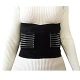 Vogue of Eden Women's Breathable Elastic Girdle Maternity Corset Abdominal Support Belt, Black XL