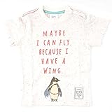 Tシャツ 半袖 シシュノン FARM バットペンギン 半袖Tシャツ 90cm アイボリー