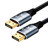 【スモールラボ】ディスプレイポートケーブル DPケーブル バージョン1.4規格 8K(4320pp)/60Hz 4K(2160p)/144Hz フルHD(1080p)/240Hz PC プロジェクター 全てのDP端子に対応 (5m)