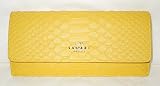 コーチ 財布 COACH Embossed Python Leather Soft Slim Wallet [並行輸入品]
