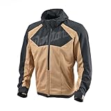[デイトナ] バイク ジャケット 夏 CE規格 ソフトプロテクター付属 ストレッチ メッシュ ストリートデュアルパーカー 49737 DJ-023 メンズ コヨーテ M