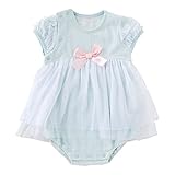 ニシキ P2195 Sweet girl(スウィートガール) チュール付きロンパース 80cm グリーン・P2195-80GN