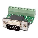 uxcell　DB9アダプター　ターミナルコネクタ　RS232 9P端子　ブレークアウトボード信号モジュール　1個