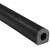 Trim-Lok D-Shaped Rubber Seal (Thick Wall) - EPDM Foam Seal with HT (General Acrylic) Pressure Sensi