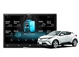 カロッツェリア8V型サイバーナビAVIC-CL912II+KLS-Y814DトヨタC-HR(オーディオレス車)用取付キットセット