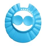 Keepjoy シャンプーハット シャワーキャップ 耳のシールド付き　防水帽 ベビー キッズ 子供用 大きさが調整可能　 ブルー