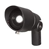 Kichler Lighting 16005BKT30 Landscape Cast Aluminum 12V/4-watt 1-Diode LED 60-Degree Adjustable Floo