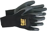CAT CAT017410J Lined poly cotton knit back with fully coated latex palm Glove, Jumbo by Cat