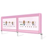 赤ちゃんのベッドガードレール、高められたフェンス、子供の赤ん坊の粉々に抵抗するフェンス、幼児の安全フェンス、180°折りたたみ式、82cmの高さ、4スピードの調整