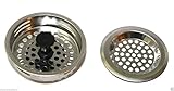 2個ステンレススチールKitchen Sink Strainer and Stopper Set 3 "直径新しい