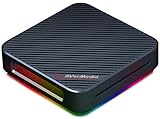 AVERMEDIA AVerMeda Live Gamer BOLT GC555 外付けゲームキャプチャー [4K HDR 60p対応] パススルー機能付 Thunderbolt3接続 DV528