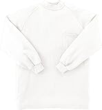 SM834 裏起毛秋冬長袖ハイネック【作業服とカジュアルの店　オーツカ】(Ｍ 07:ホワイト)
