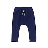 ホッペッタ Hoppetta ニットパンツ ネイビー 80㎝ 58854