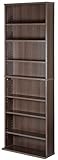 【サンニード】本棚 HF-1860 ダークブラウン 幅60 奥行22 高さ180 木製 A-S1
