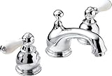 American Standard 7871.712.002 Hampton Two-Porcelain Lever Handle Widespread Faucet, Polished Chrome
