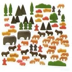 Amazon 動物積木 動物たち デュシマ社 積み木 おもちゃ