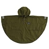 OCEAN＆GROUND オーシャンアンドグラウンド キッズ レインポンチョ カーキ M